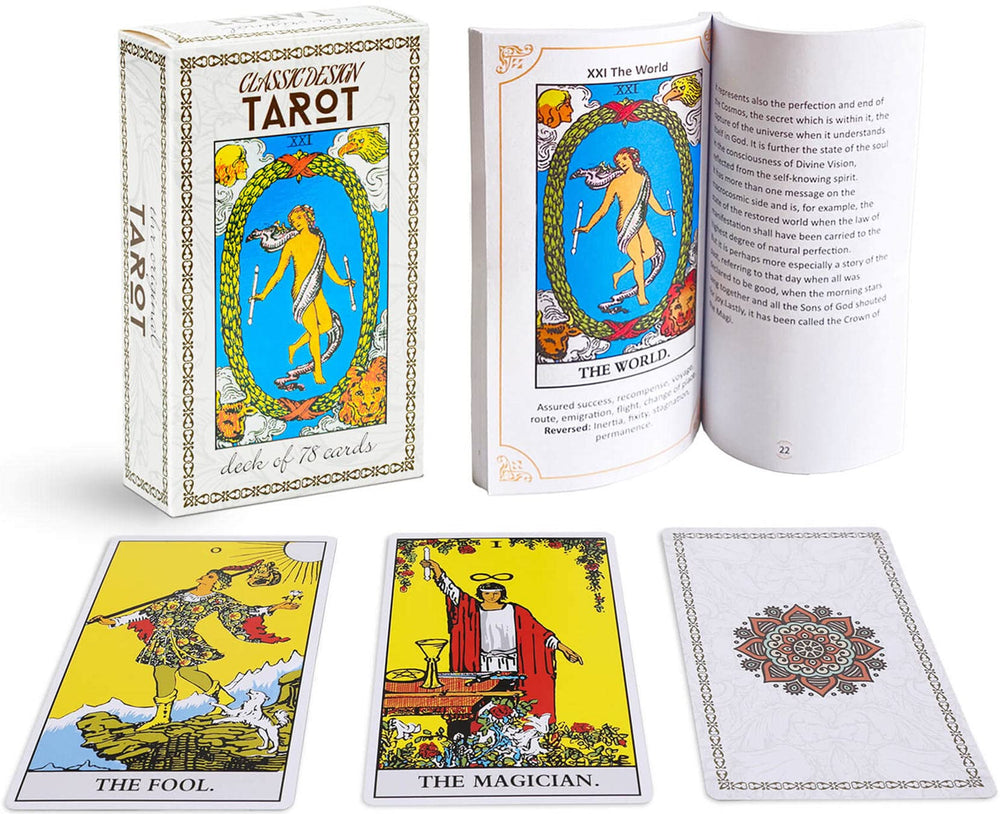 Dionysus Classic Tarot Deck front cover for elegant, traditional readings
