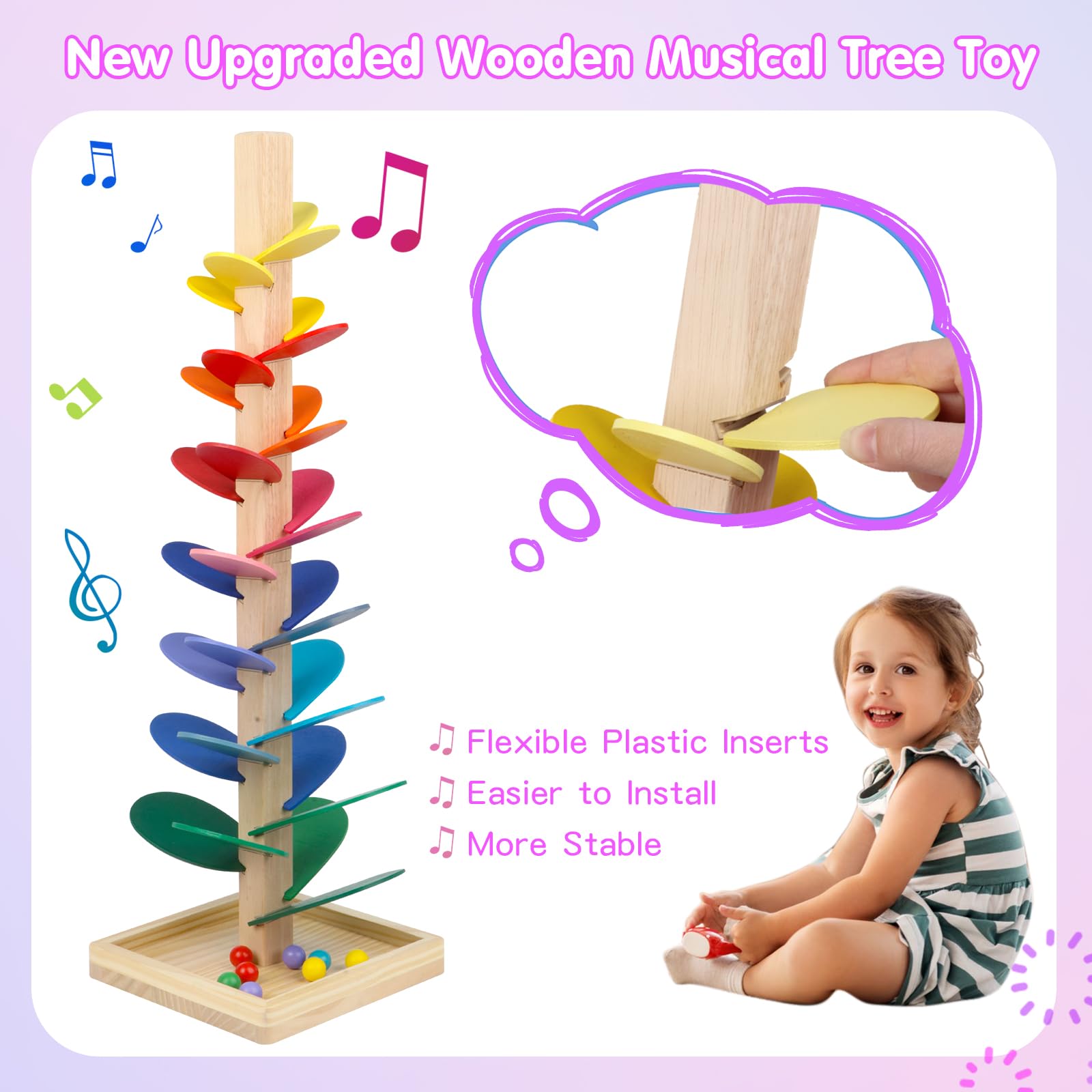 DIPALENT assembled wooden poles demonstrating stable construction for play