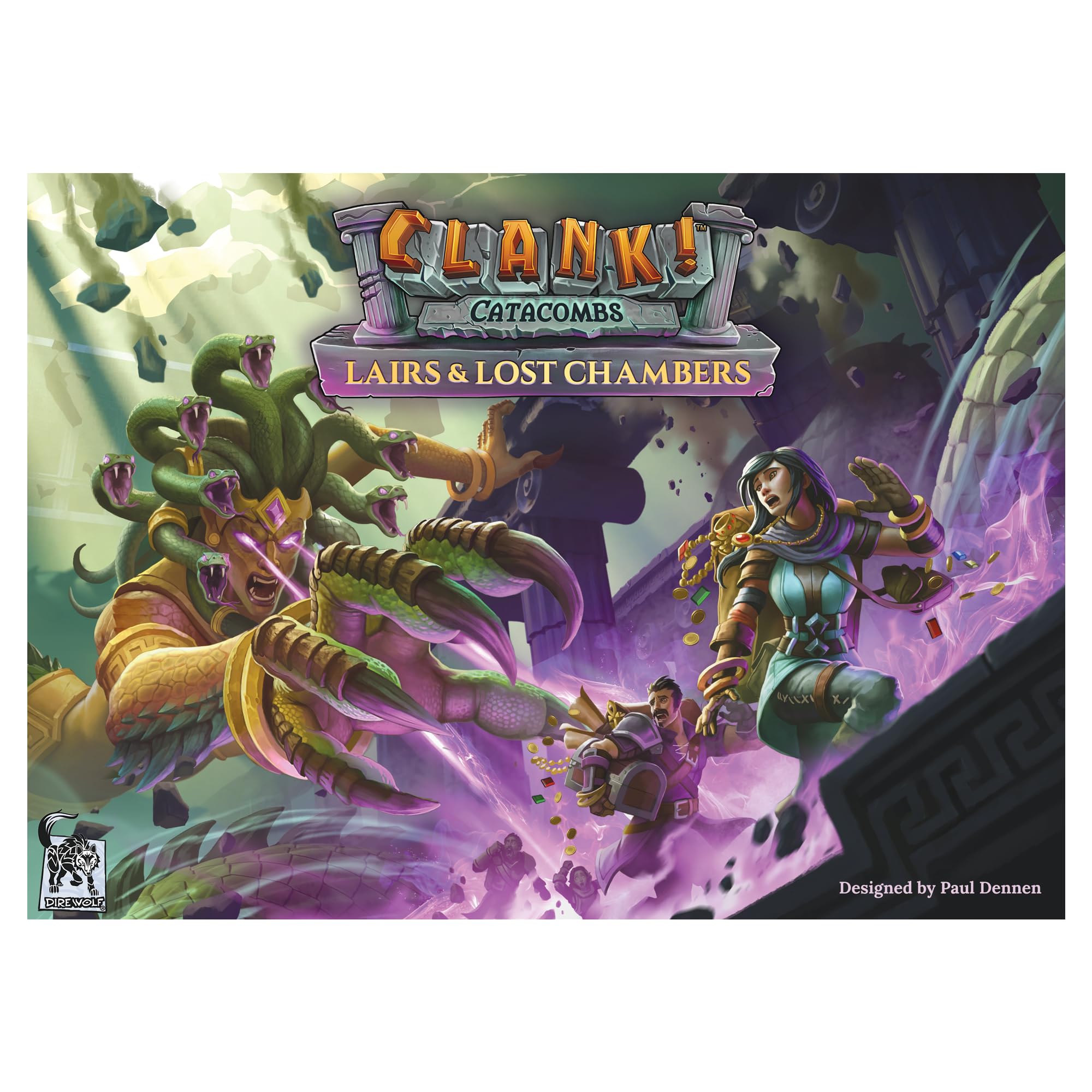 Dire Wolf Clank! Catacombs – Lairs and Lost Chambers image expanding dungeon options for richer play.