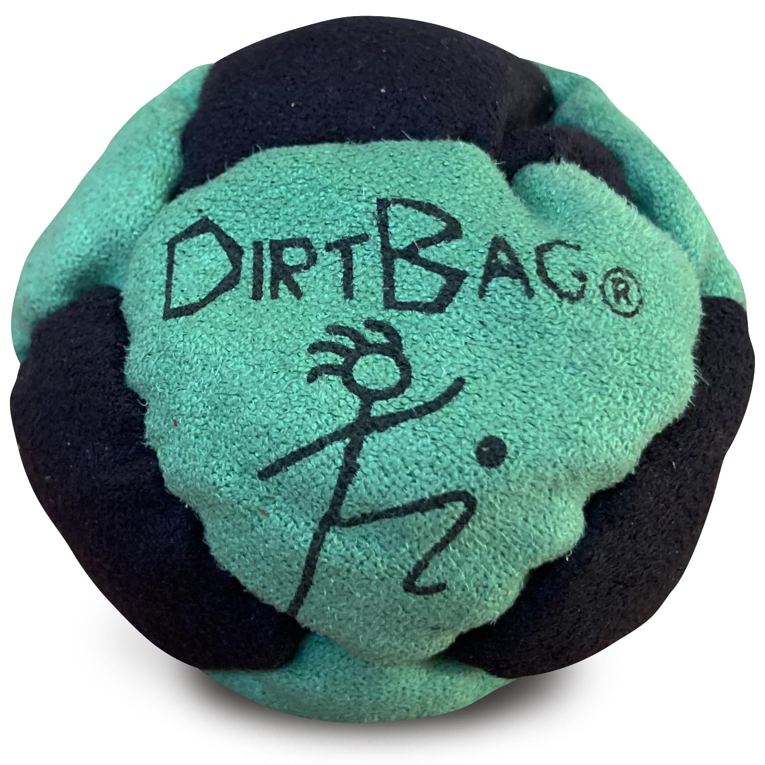Close-up of handmade stitching and signature carry bag by DIRTBAG.