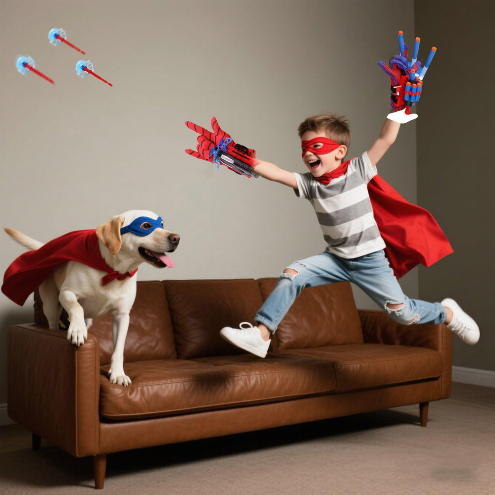 DisaHyns suction cups attach to glass or ground for target play