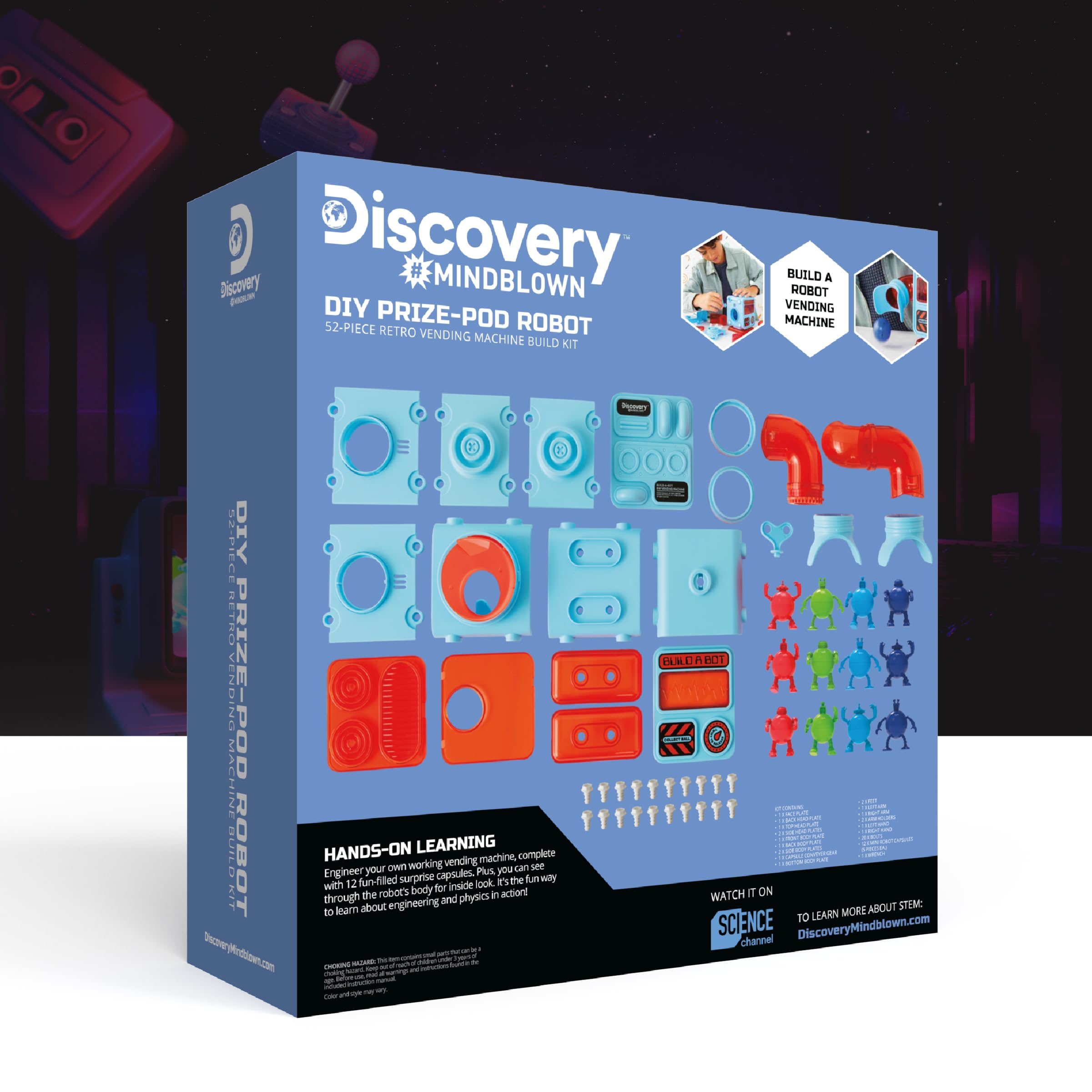 Discovery DIY Prize-Pod Robot Kit gift-pack idea for curious learners