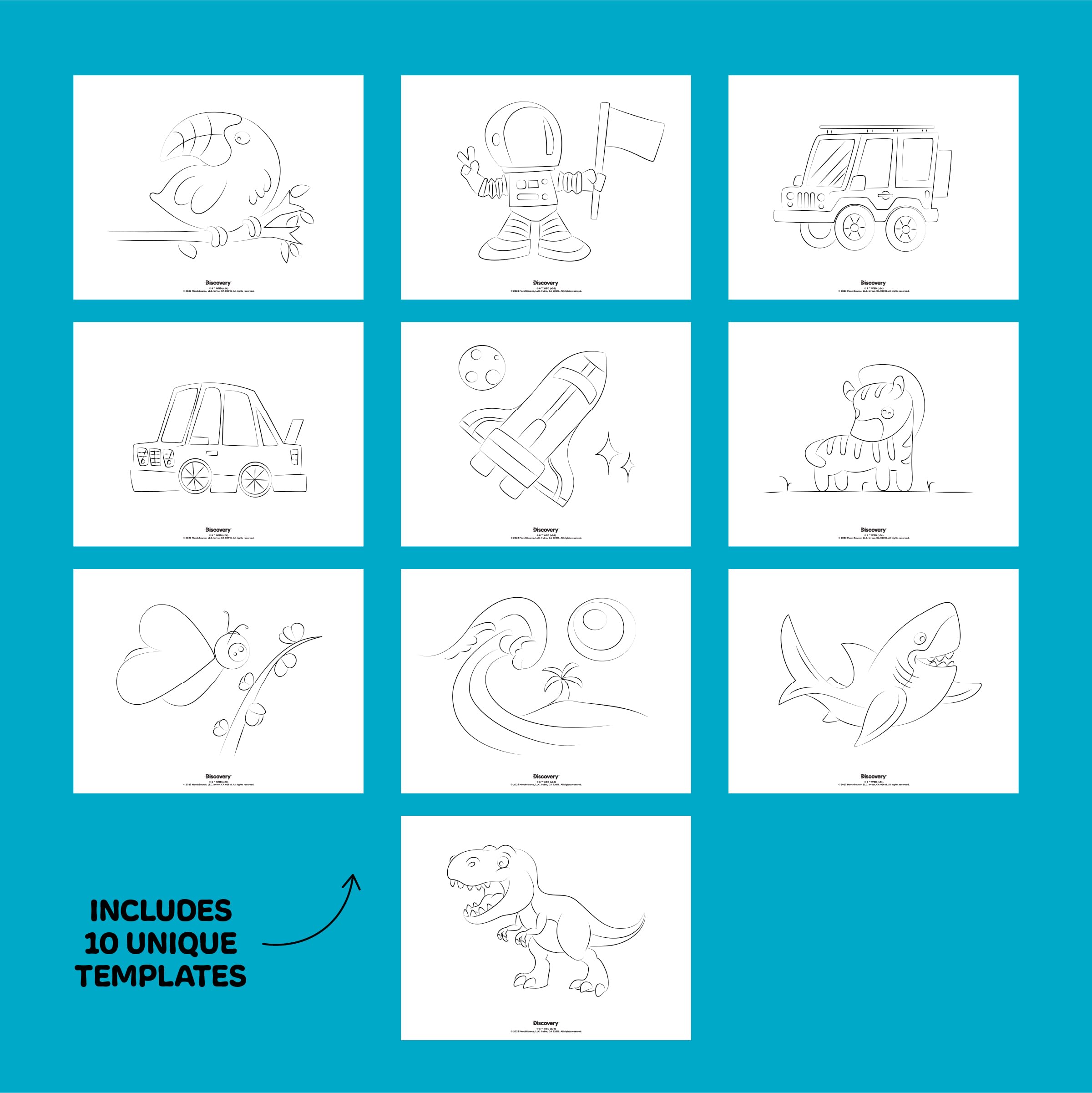 Discovery Glow Tracing Tablet includes 10 blank sheets for endless doodling