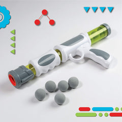 Discovery Hungry T-Rex feeding game tongue lever in action detects hits.