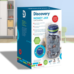 Discovey gift-ready savings tool for kids and classrooms.