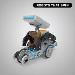Discovery Mindblown solar-powered engine running on sunny patio.