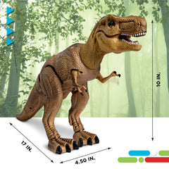 Discovery T-Rex RC tail snaps in for quick, easy setup