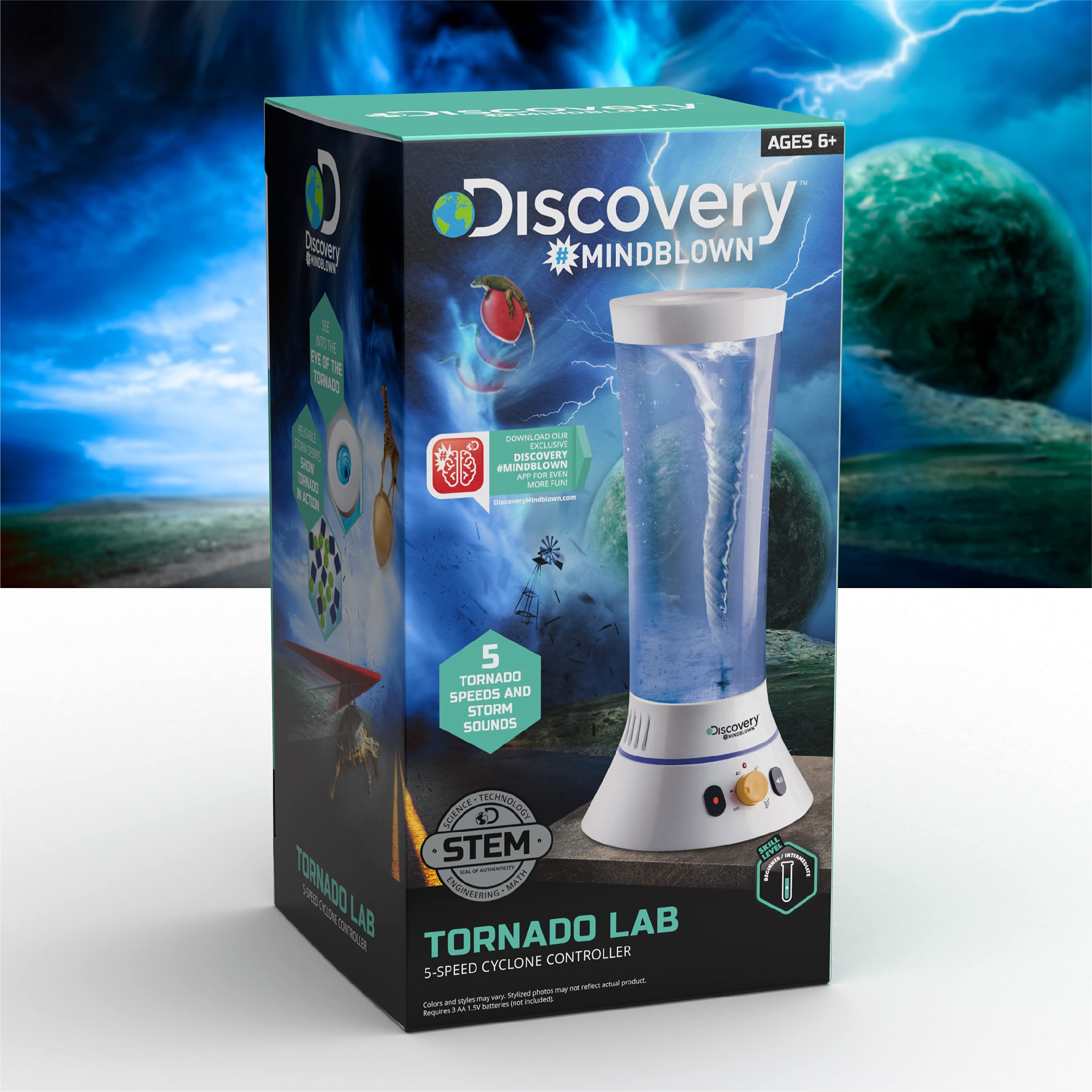Discovery Tornado Lab kids six plus friendly educational science toy