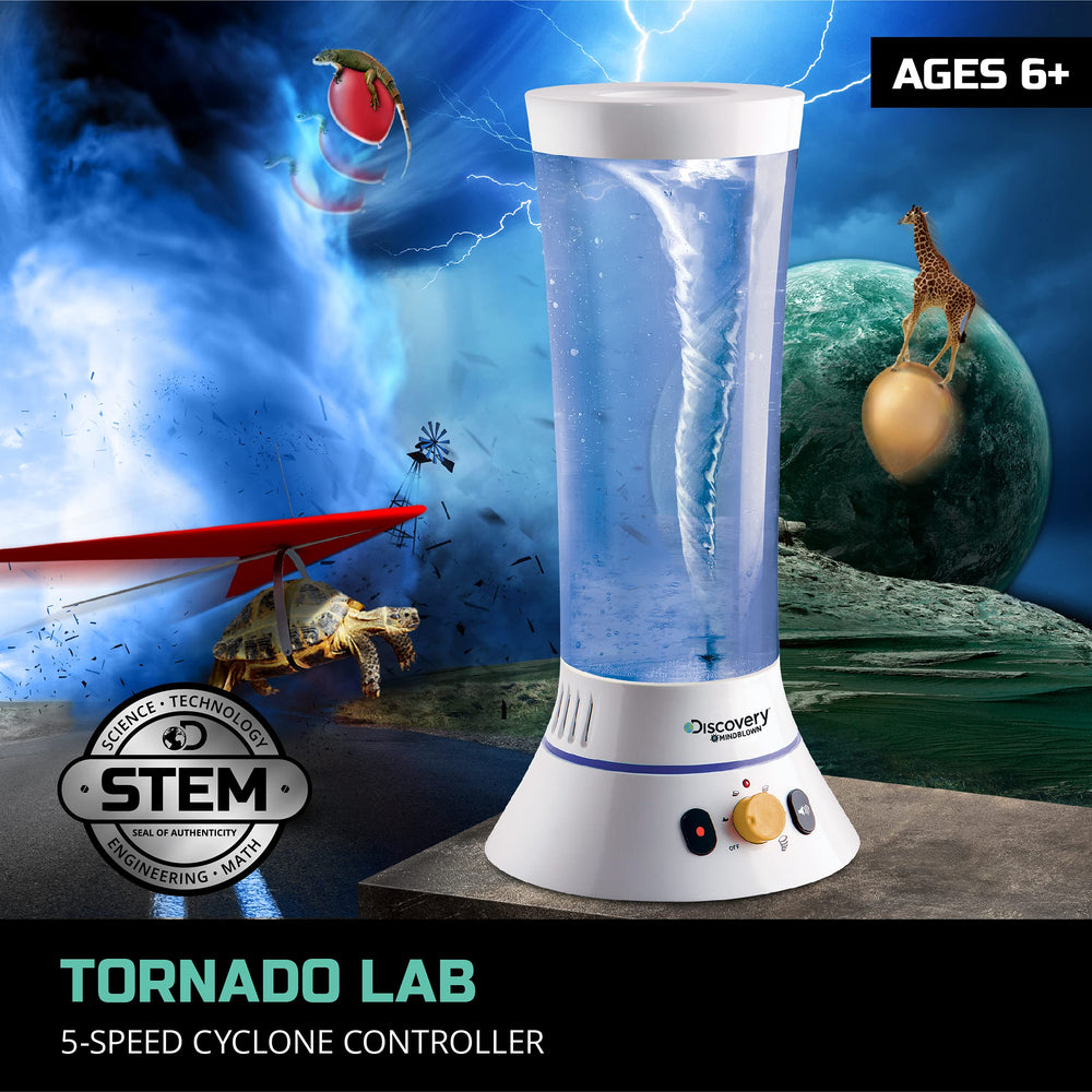 Discovery Tornado Lab storm debris demonstrates tornado impact in a playful science setup
