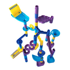 Discovery Toys MarbleWorks Marble Run Starter track layout fuels creative building and problem-solving play.