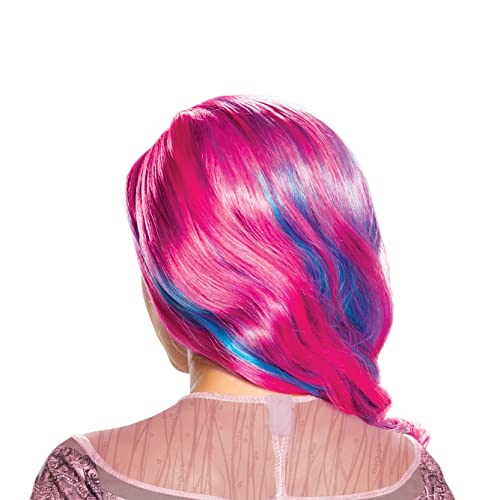 Disguise Audrey Descendants 3 pink-blue strands close-up shows color depth for character accuracy