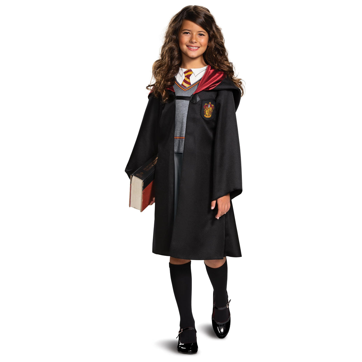 Disguise Hermione Granger costume robe with hood for imaginative play and Halloween