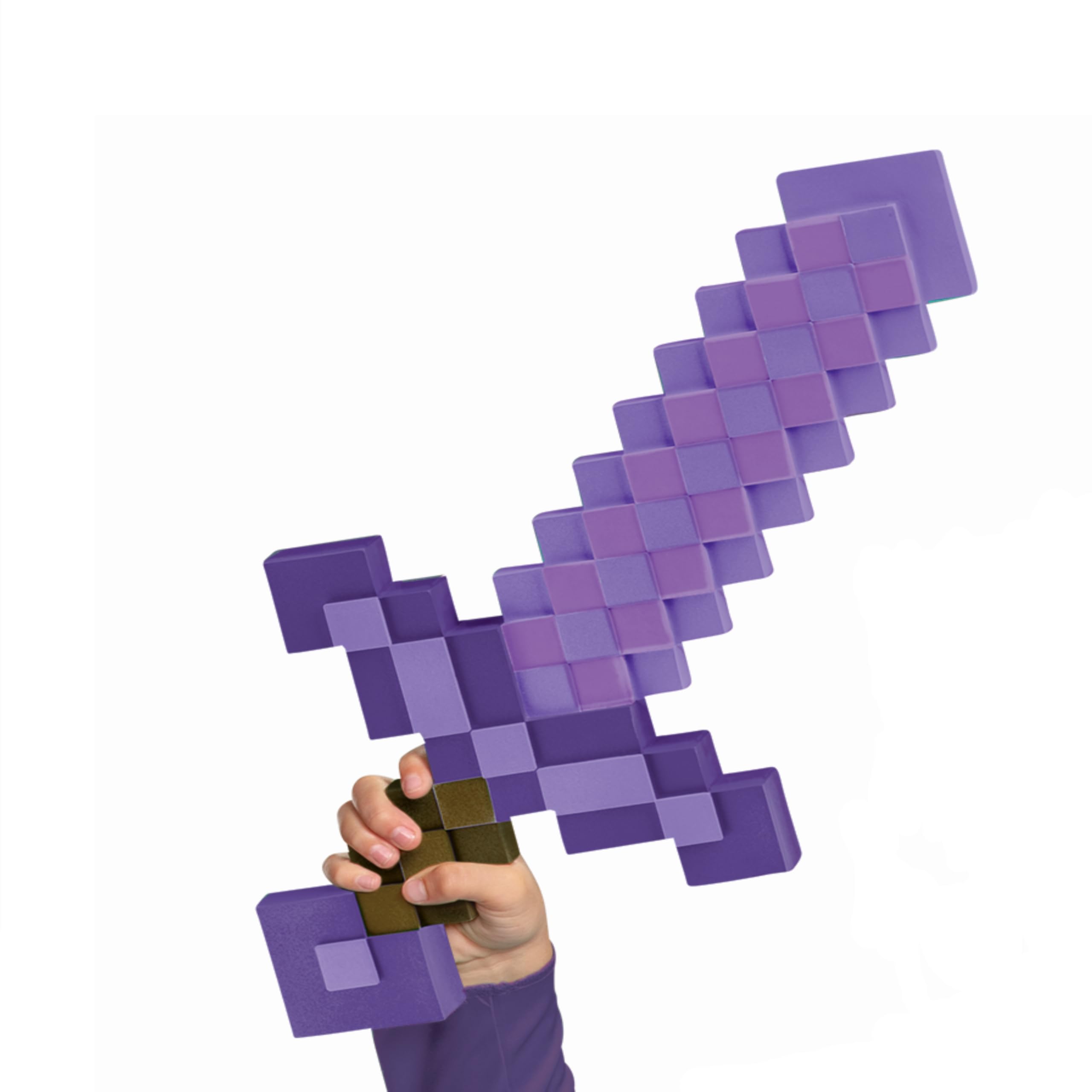 Disguise Minecraft Enchanted Sword lightweight plastic—easy to wear at events