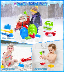 DISHIO castle molds inspiring creative winter forts