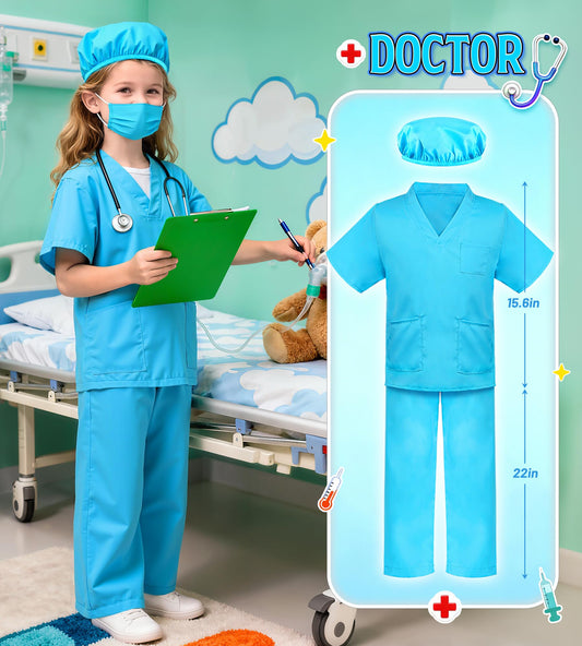 DISHIO Dress Up firefighter costume set inspires brave play and cooperative storytelling with peers.