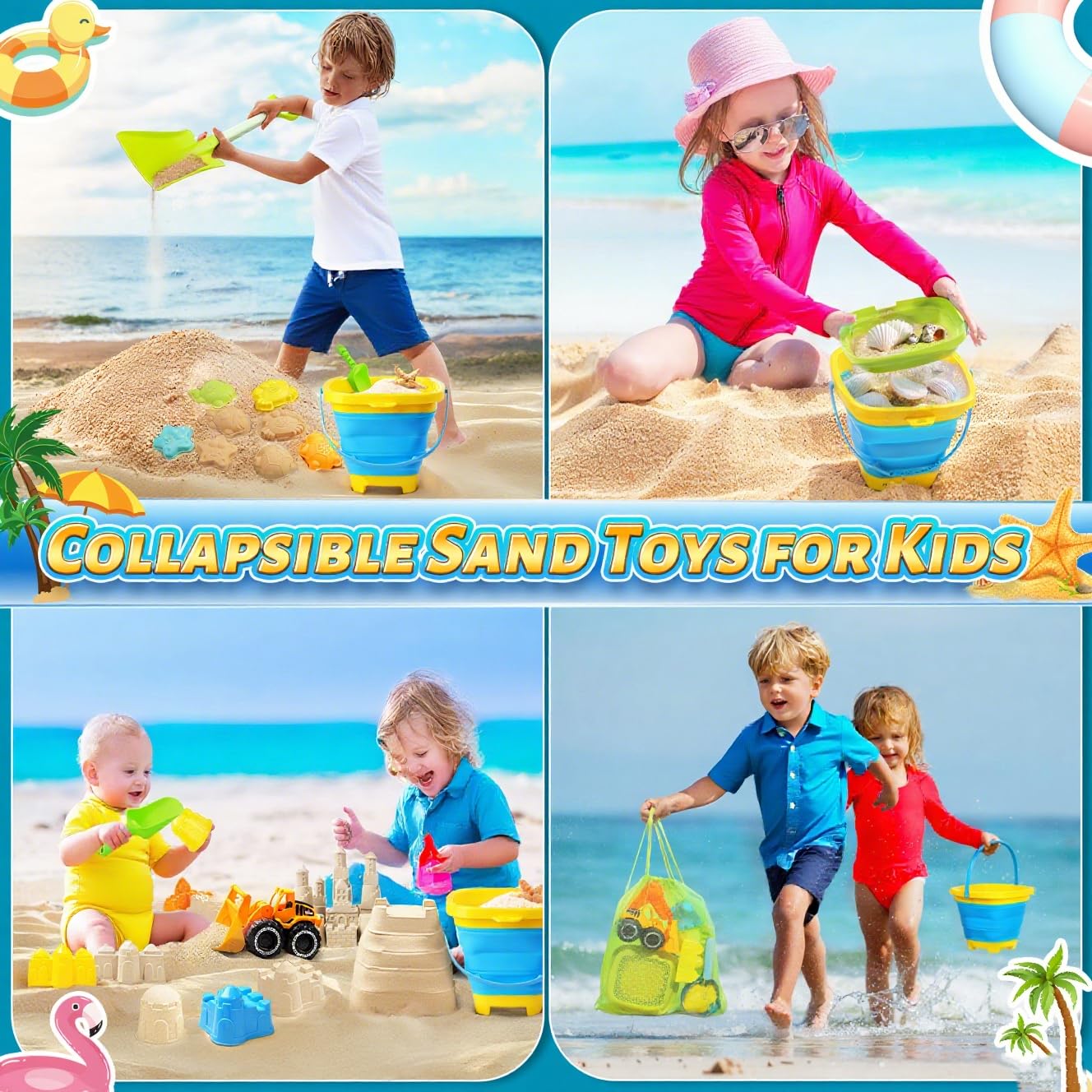 DISHIO filter sand scooper, ideal for collecting shells and smooth textures.