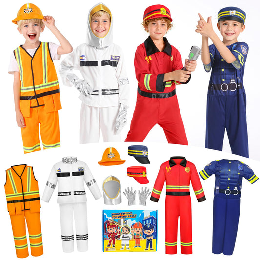 DISHIO police officer costume set for imaginative play and role-play adventures.
