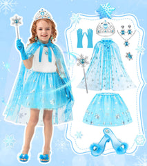 DISHIO princess capes and cloaks with sequins for magical looks.