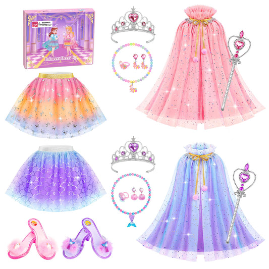 DISHIO Princess Dress-Up Shoes: sparkly, comfy footwear for imaginative pretend-play moments.