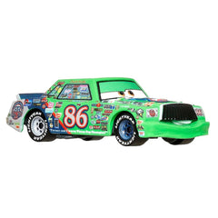 Disney Cars Chick Hicks 1:55 diecast box art, ideal for collection display.