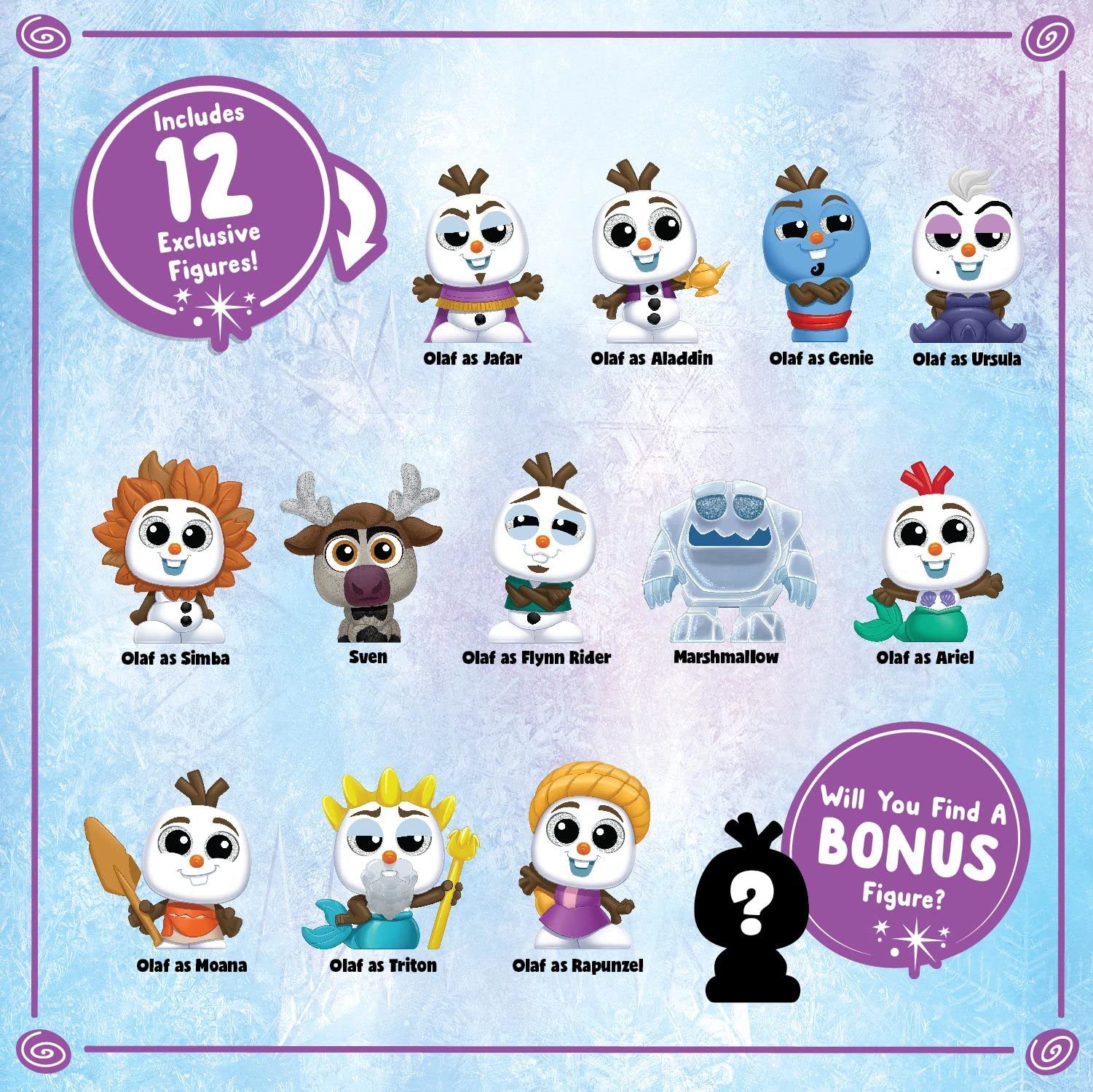Disney Doorables Olaf as Tangled figure for display and storytelling