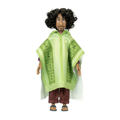 Disney Encanto Bruno doll face detail captures authentic character features for imaginative play