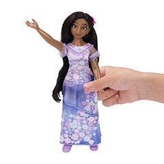 Flower hair clip completes Isabela’s authentic look for role play.