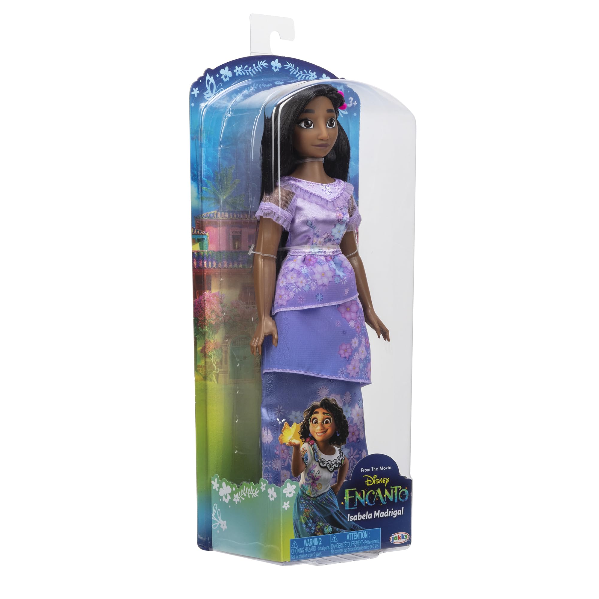 Isabela’s long flowing hairstyle supports imaginative play.