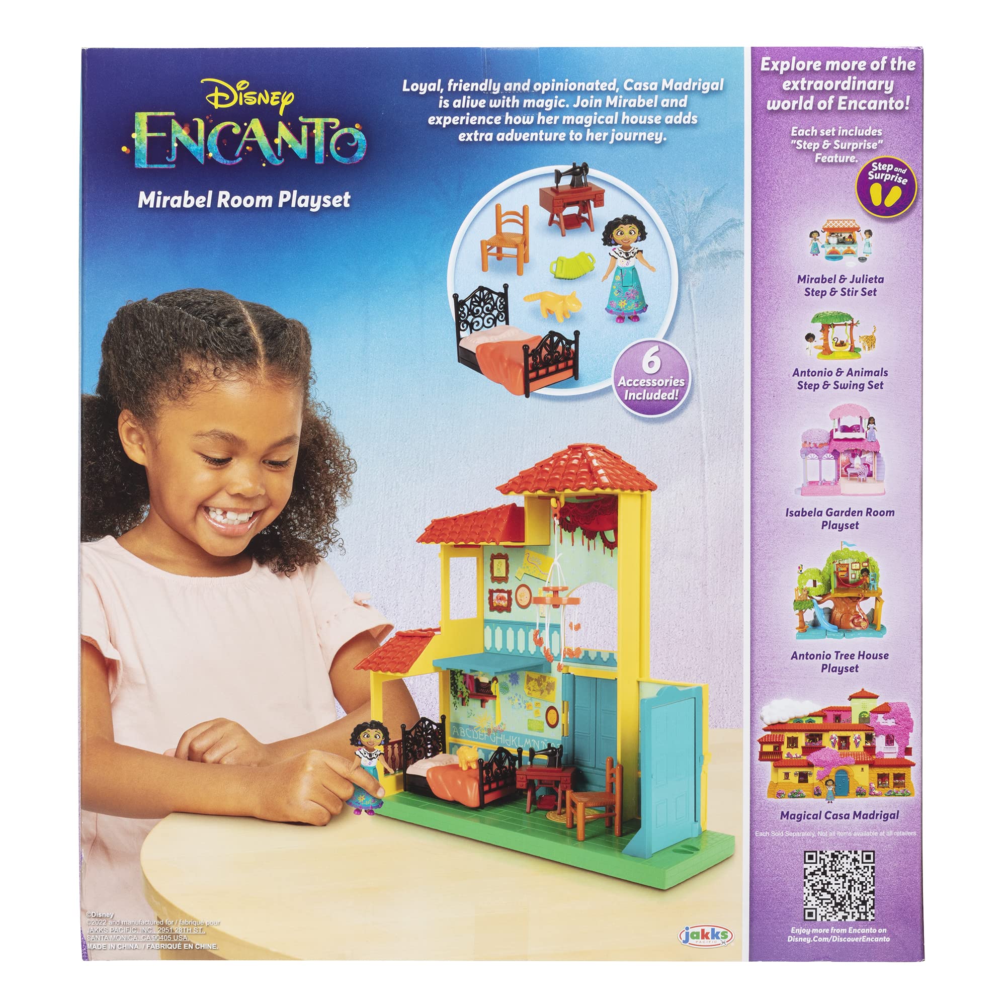 Disney Encanto Mirabel bed wake feature to wake Mirabel playfully.