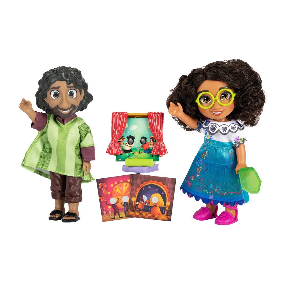Disney Encanto Mirabel doll with glasses and espadrille sandals for imaginative play