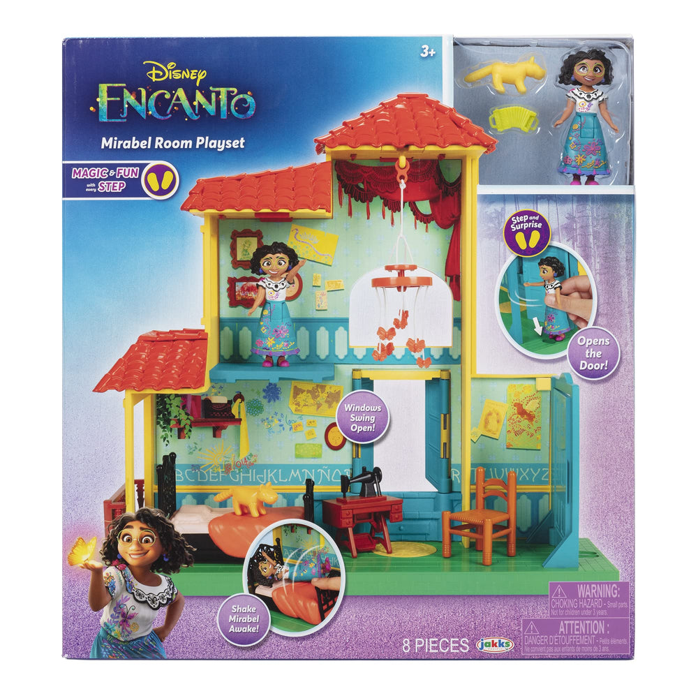 Disney Encanto Mirabel door and windows action feature for opening reveals.