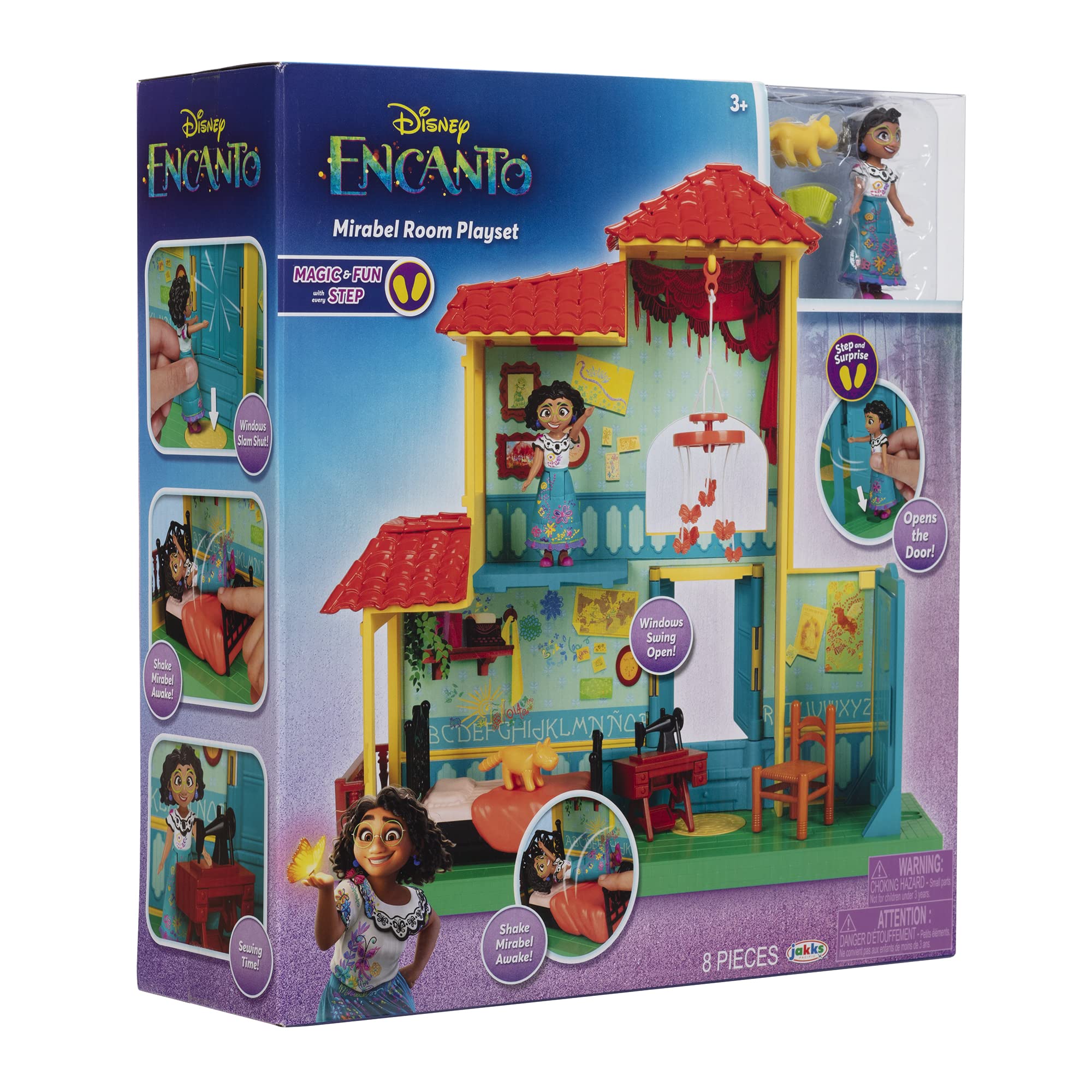 Disney Encanto Mirabel room playset assembly for easy setup.