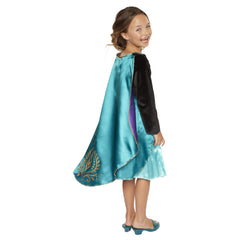 Disney Frozen 2 Queen Anna Dress back view for authentic costume look