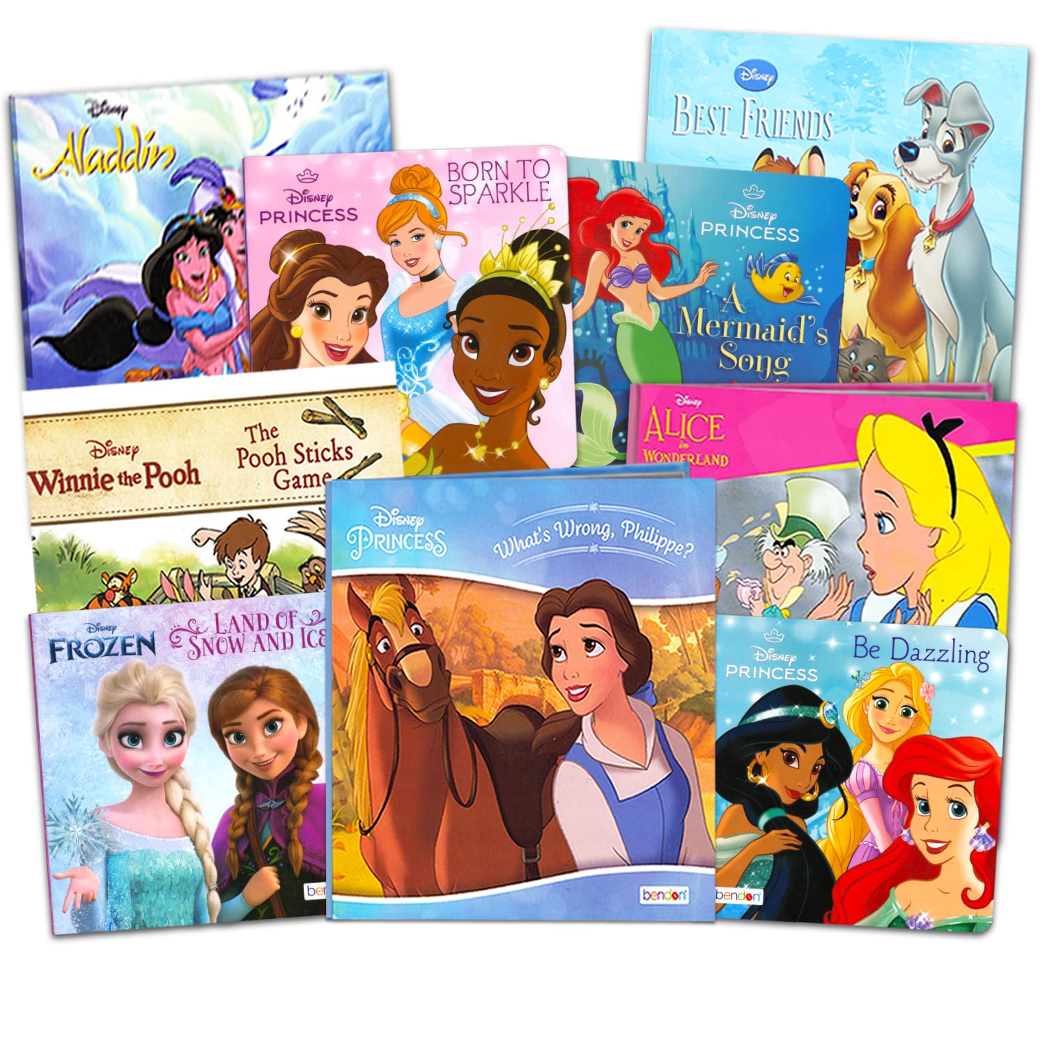 Disney Frozen Princess Board Books 9-Pack cover invites toddler reading adventures.