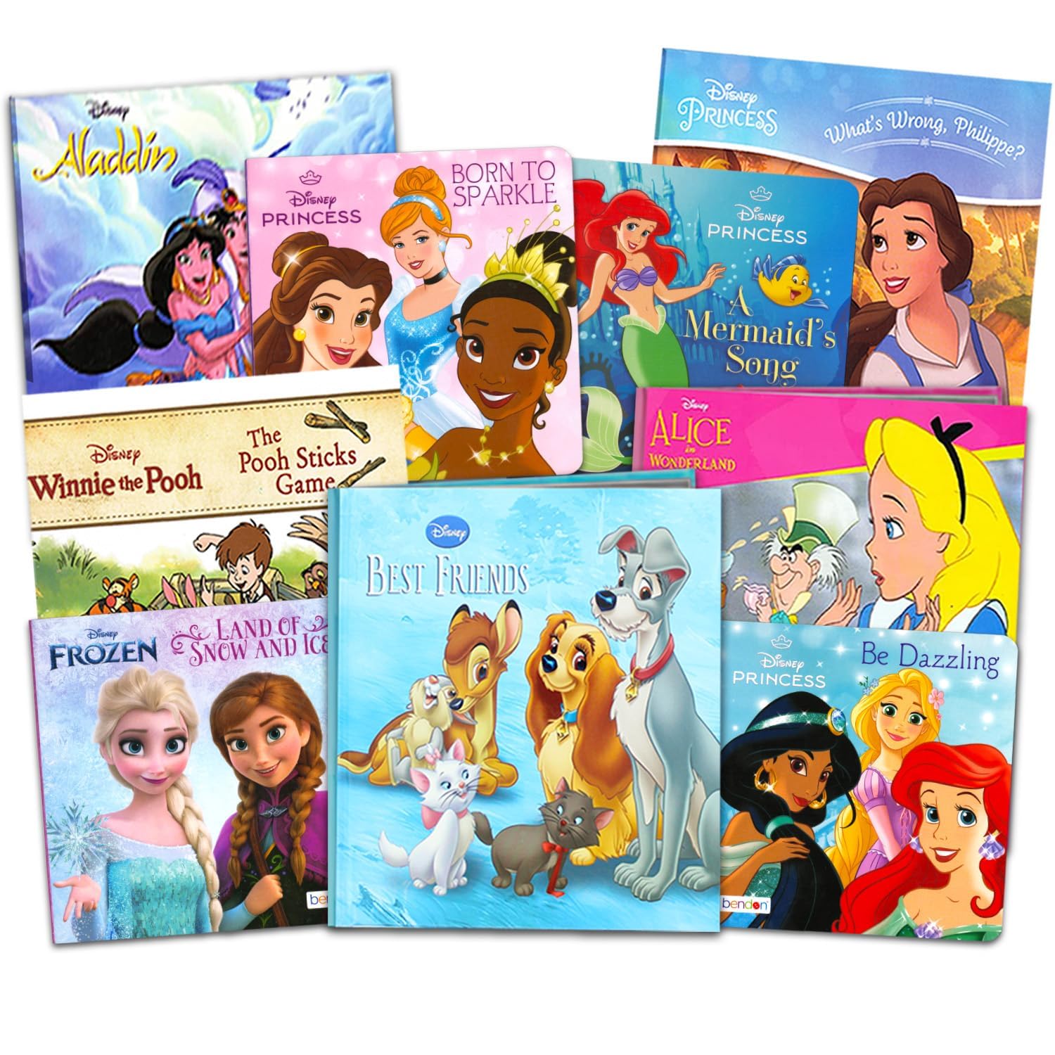 Durable 6x6 inch board books with sturdy pages for little hands.