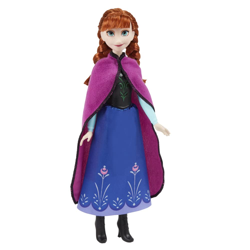 Disney Frozen Shimmer Anna fabric texture close-up for realism.