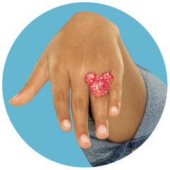Disney ily 4EVER Bambi ring with glittery Mickey for you