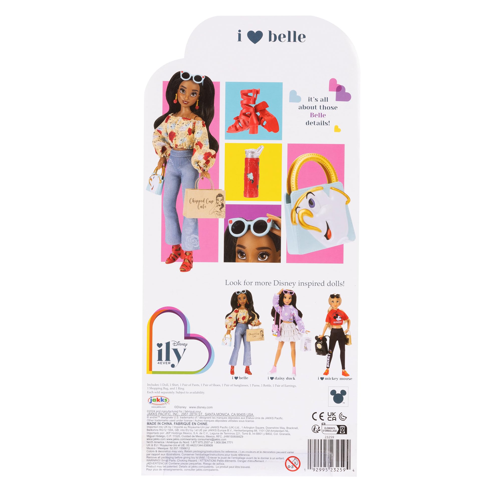 Disney ily 4EVER Belle doll shopping bag adds shopping-themed story prompts