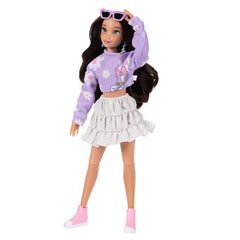 Daisy tiered skirt on the Disney ily 4Ever doll for playful outfits