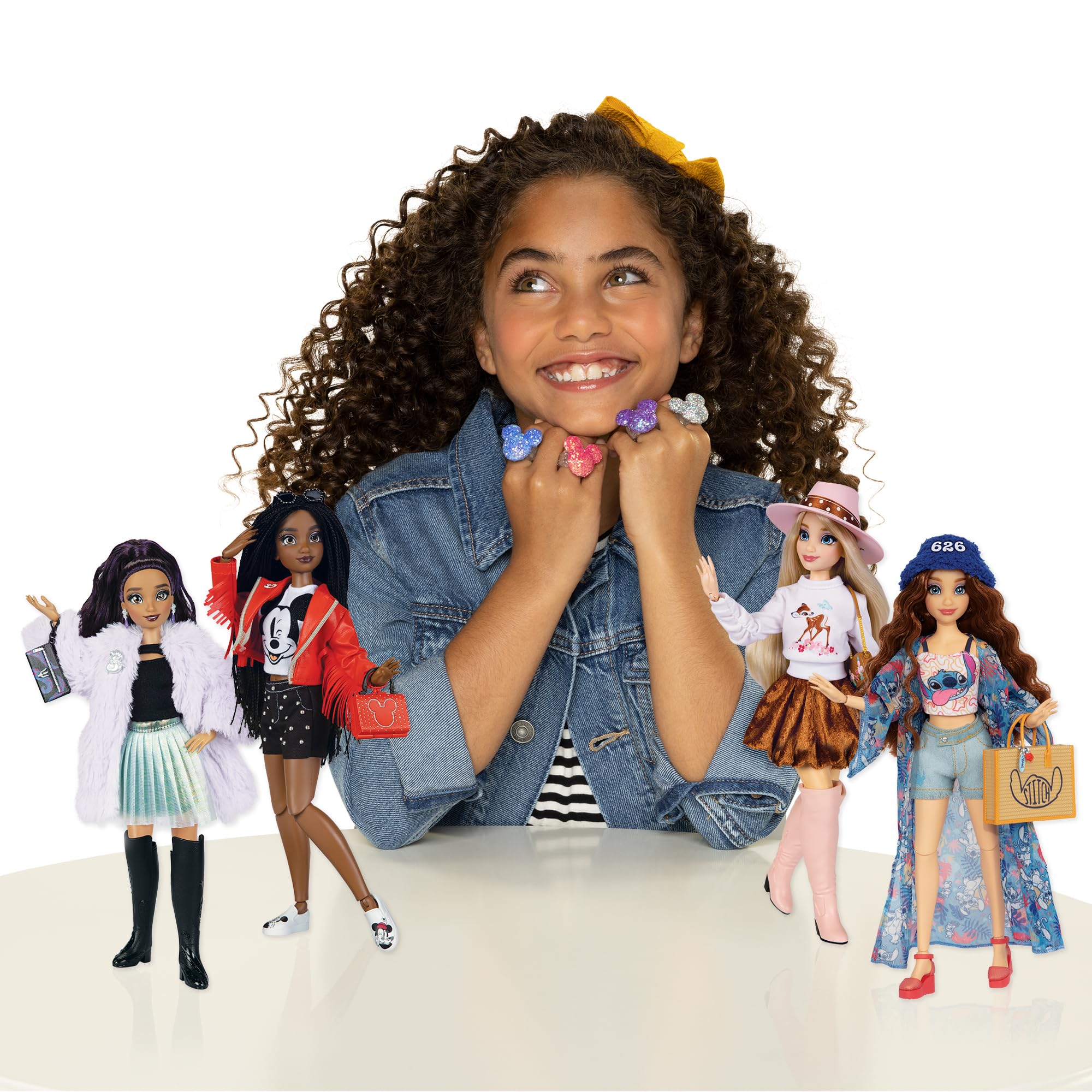 Disney ILY 4EVER chunky black boots enhance street-ready doll styling