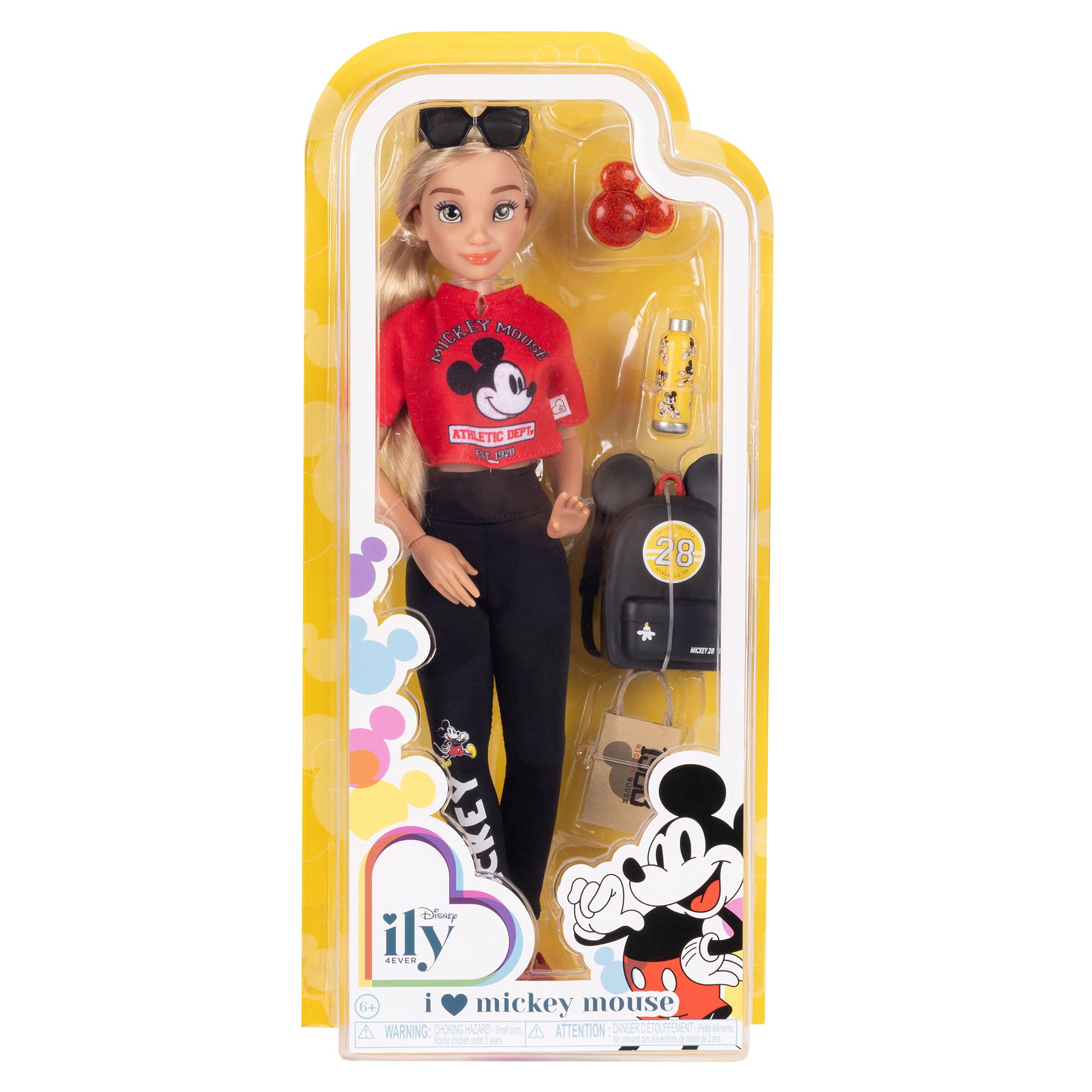 Disney ILY 4Ever Mickey ring close-up highlighting sparkle for collectible flair.