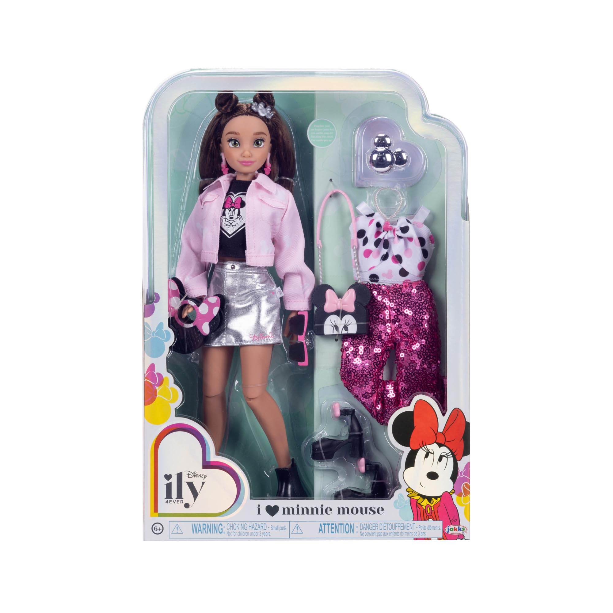 Disney ILY 4ever Minnie doll rooted hair for styling and new looks.