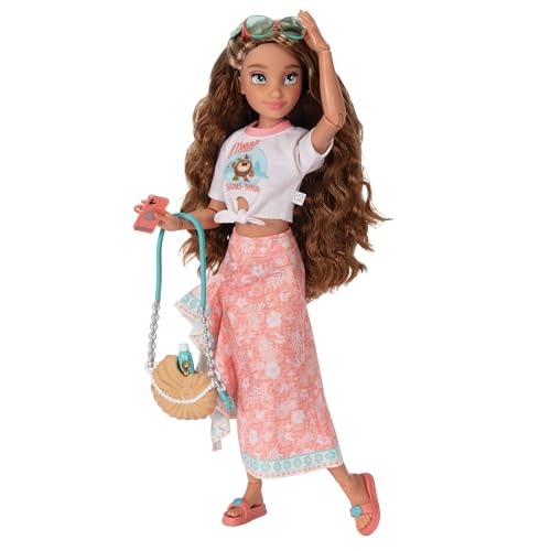 Disney ILY 4Ever Moana doll with 13 articulation points for flexible posing.