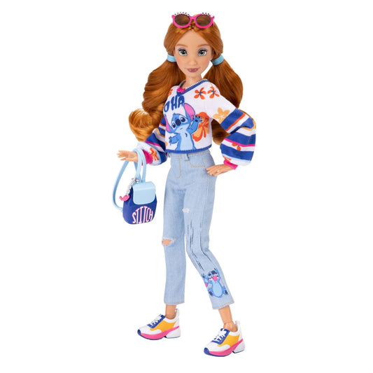 Disney ILY 4EVER Stitch doll with red hair for imaginative styling fun.