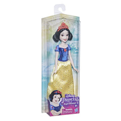 Snow White doll wearing tiara and shoes for storytelling moments.