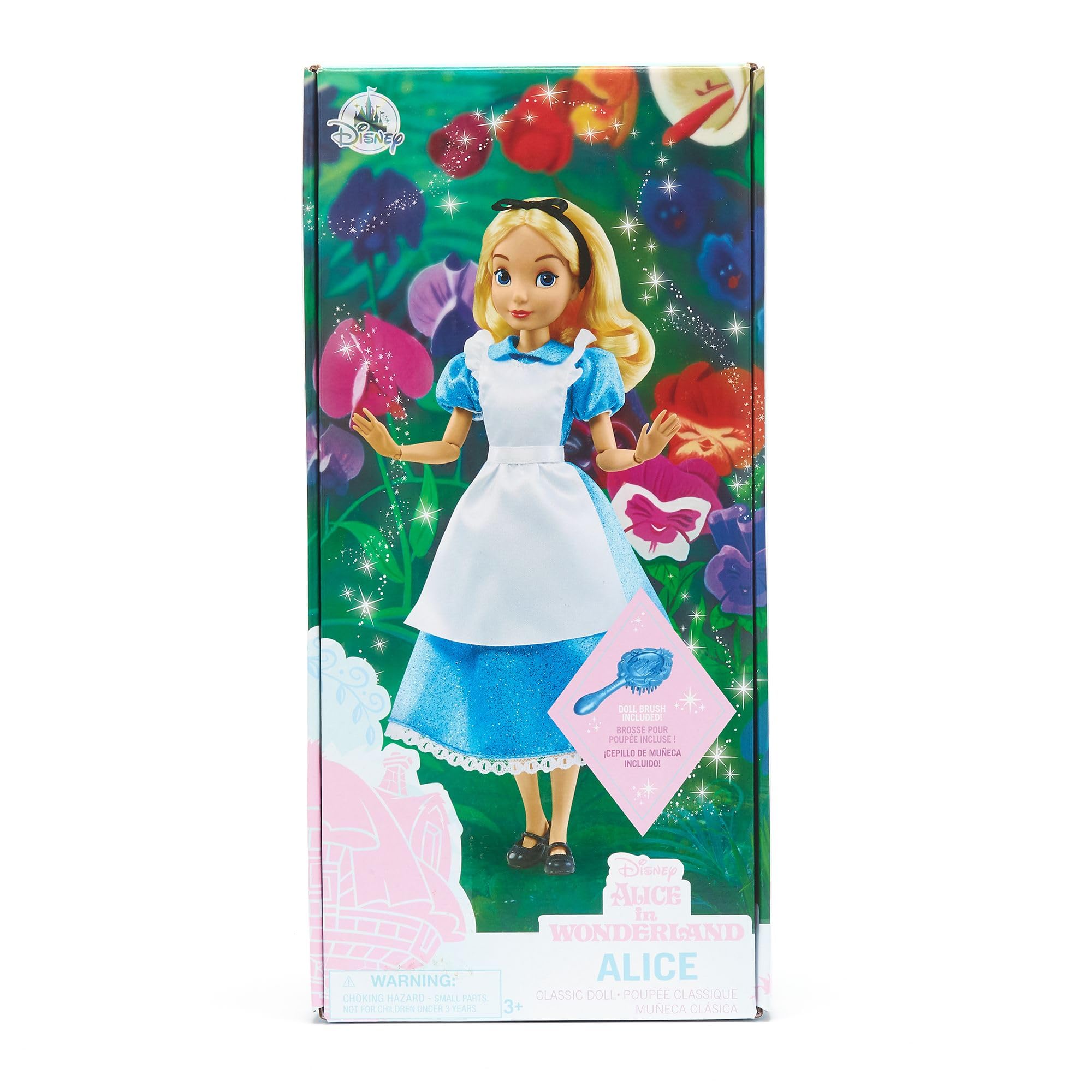 Disney Store Alice classic doll 11-inch size fits toy collection.