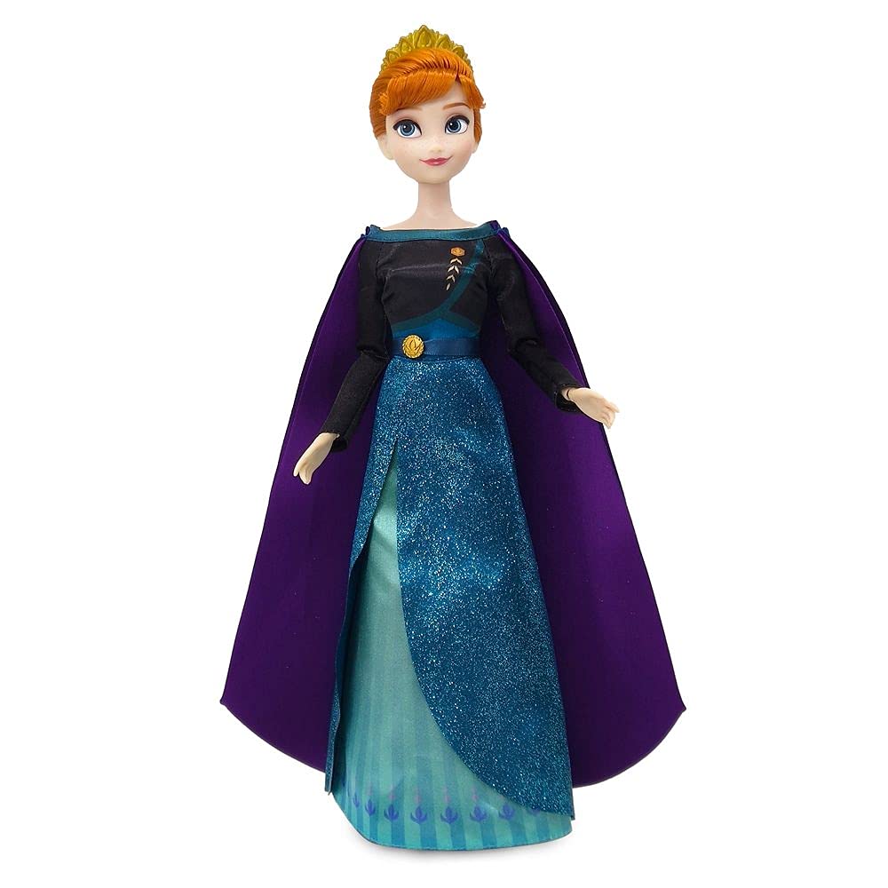 Disney Store Anna doll satin cape echoes authentic Frozen styling