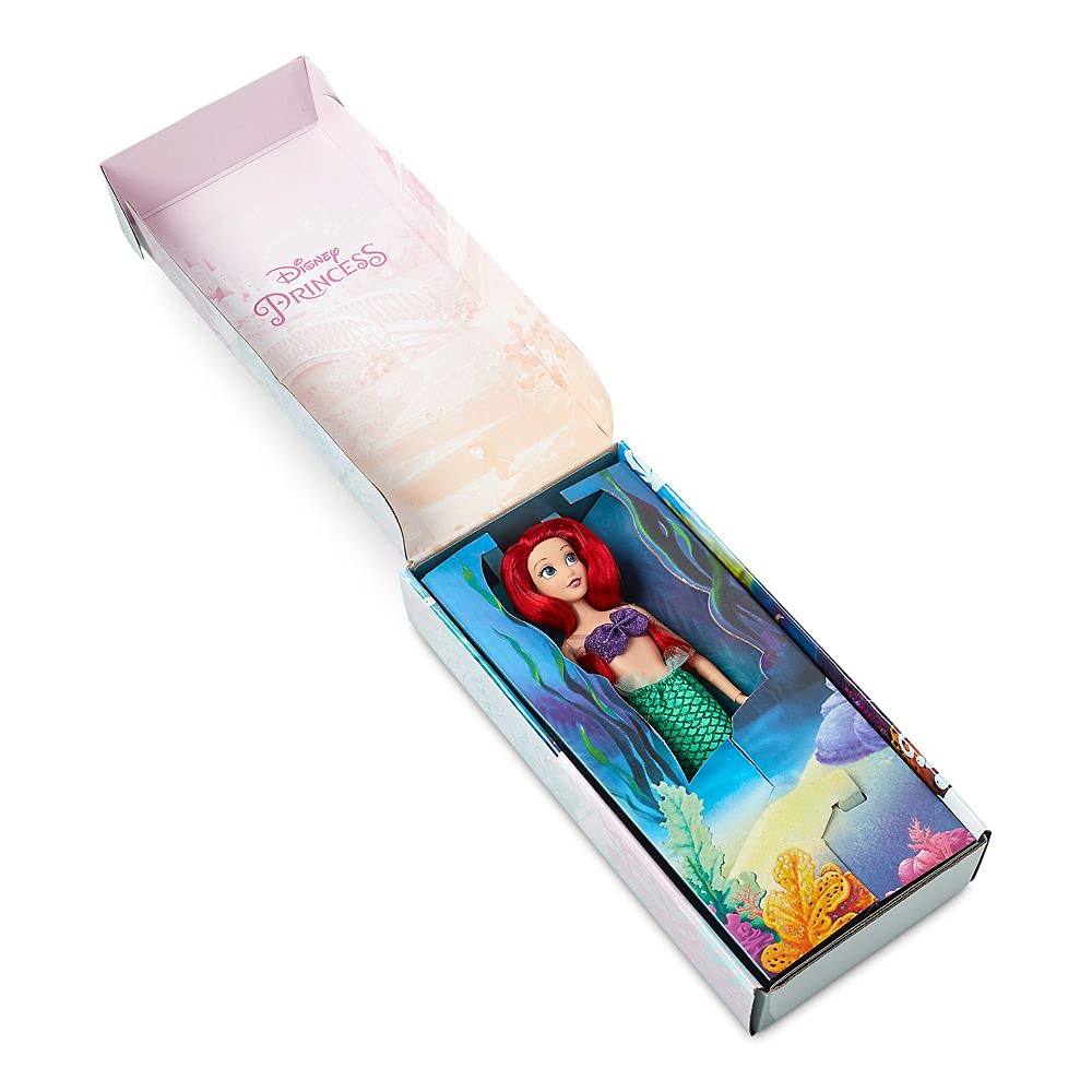 Disney Store Ariel classic doll fully posable for dynamic storytelling.
