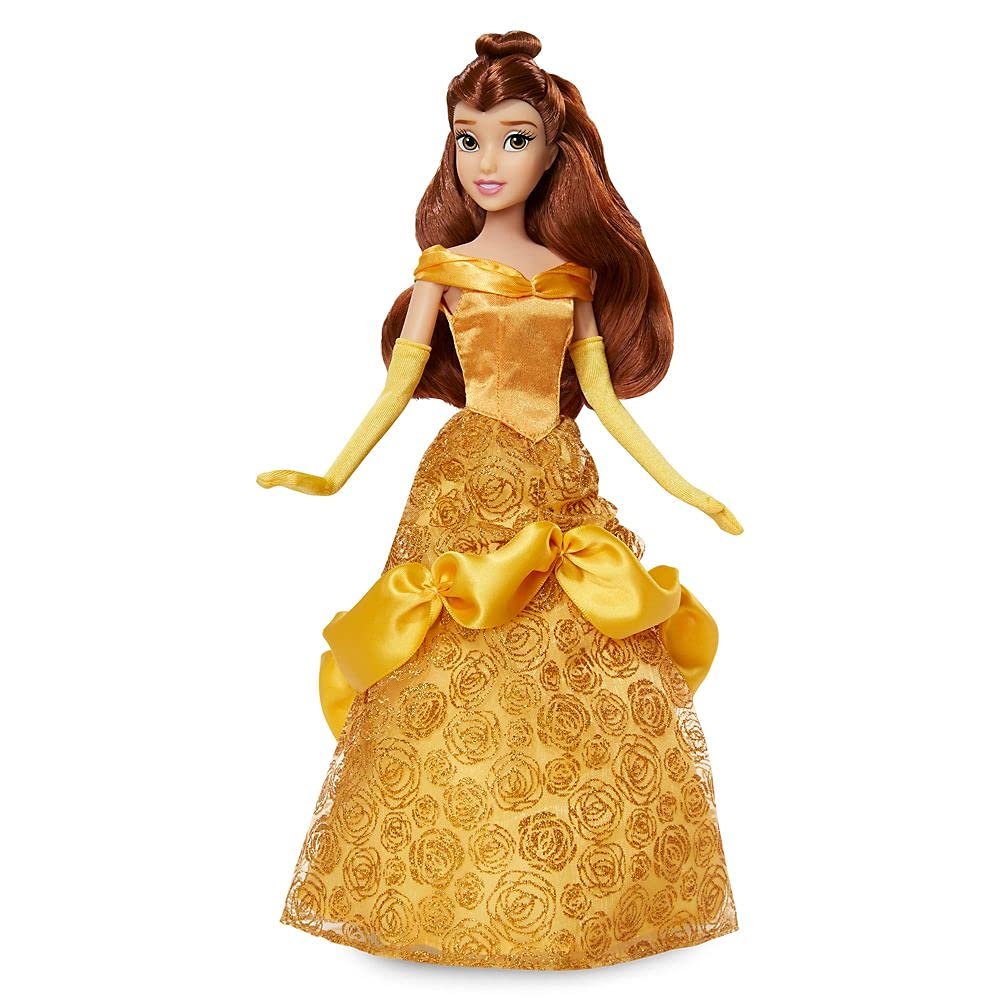 Disney Store Belle included gloves add refined pretend-movie-night dressing options.