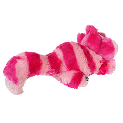 Cheshire Cat plush featuring embroidered smile for durable display